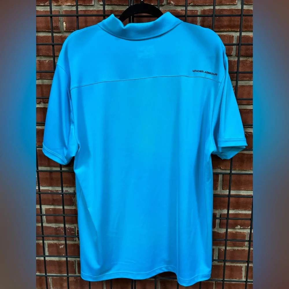 Under Armour HeatGear Golf Polo – XL – Bright Blue – NEW With Tags - Picture 6 of 7